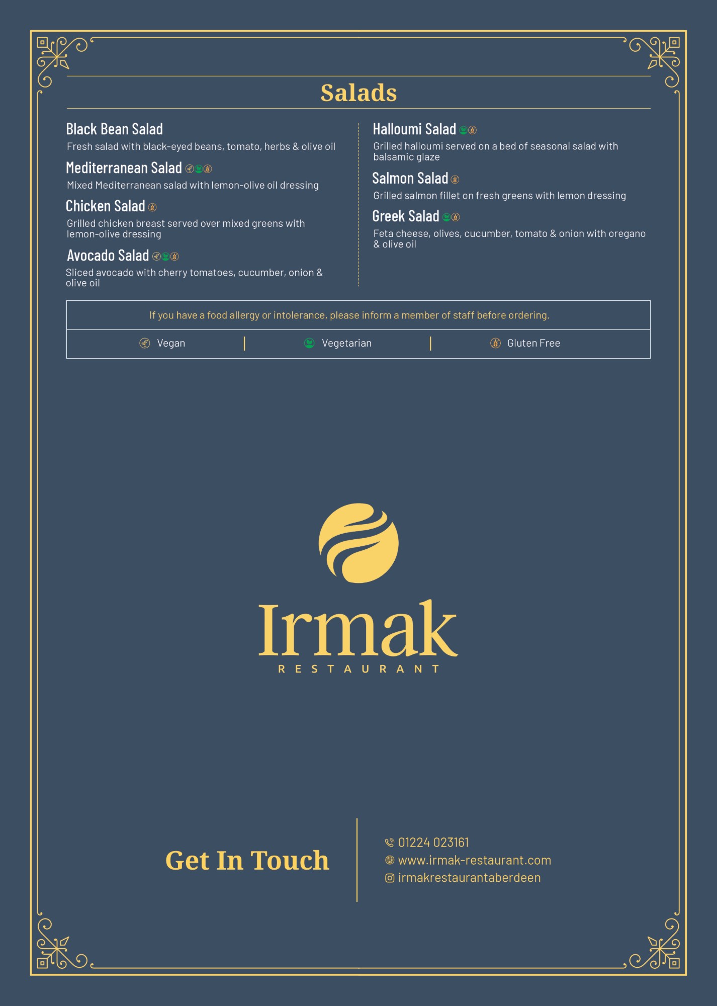 Menu page 4